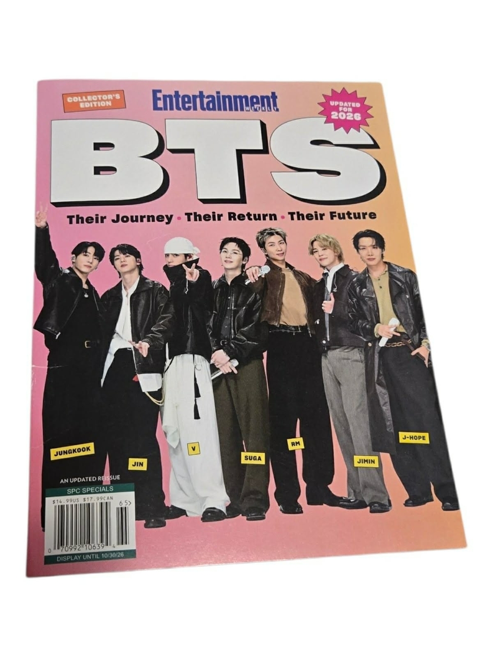 BTS Collectors Edition Entertainment Weekly Magazine